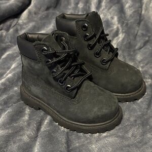 Timberland Toddlers Black Boots